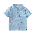 High Quality Printed Polo Cotton T-Shirts for Toddler Boys childrensterritory