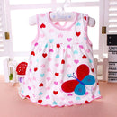 Baby Girl Floral and Cartoon Print Summer Cotton Dresses childrensterritory