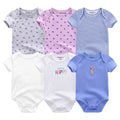 6Pcs/Lot Cartoon Design Soft Cotton Baby Rompers childrensterritory