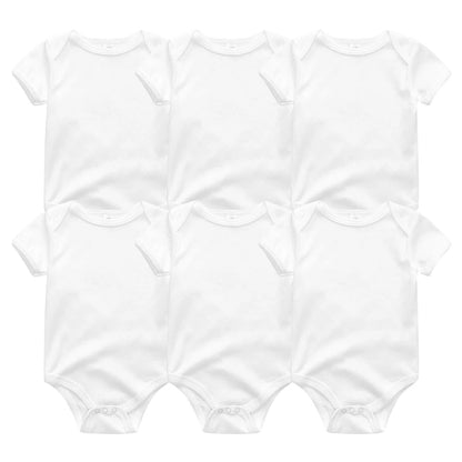 6Pcs/Lot Cartoon Design Soft Cotton Baby Rompers childrensterritory