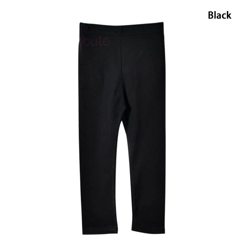 Kids Girls Candy Color Soft Elastic Cotton Leggings/Trousers childrensterritory