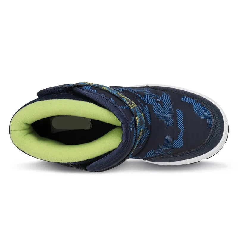 Boys And Girls Winter Long Shoes With Velvet Lining childrensterritory