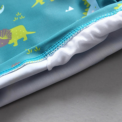 Baby/Kids Boys Dinosaur Print 3Pcs Swimsuit | Beachwear childrensterritory