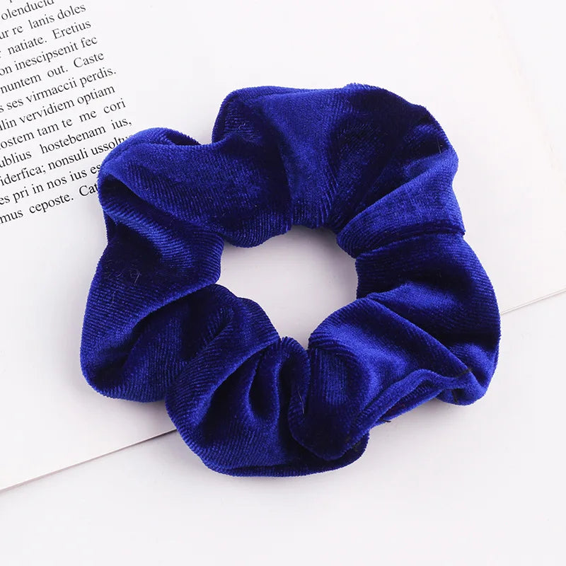 Velvet Scrunchie Hairband For Girls