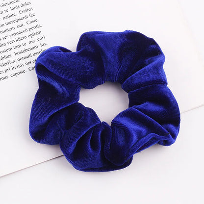 Velvet Scrunchie Hairband For Girls