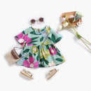 Baby Girls Floral Print Summer Princess Dresses childrensterritory