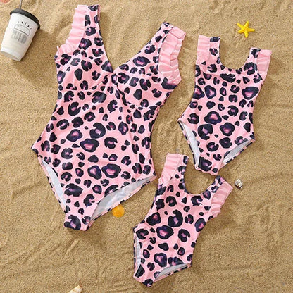 Matching Mommy And Me Designer Swimsuit Bikini Set