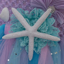 Kids Girls Mermaid and Starfish Design Tutu Party Dresses childrensterritory