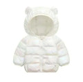 Little Girls Warm Hooded Glossy Design Jackets childrensterritory