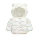 Little Girls Warm Hooded Glossy Design Jackets childrensterritory