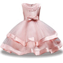 Elegant Baby/Kids Girls Lace Design Flower Dresses childrensterritory