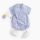 Baby Boys Girls Floral Cotton Bodysuits for Summer childrensterritory