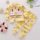 Kids Cartoon Print Long-Sleeved Clothing Set childrensterritory