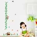 Cartoon Design Height Measure Wall Decals for Kids Room childrensterritory