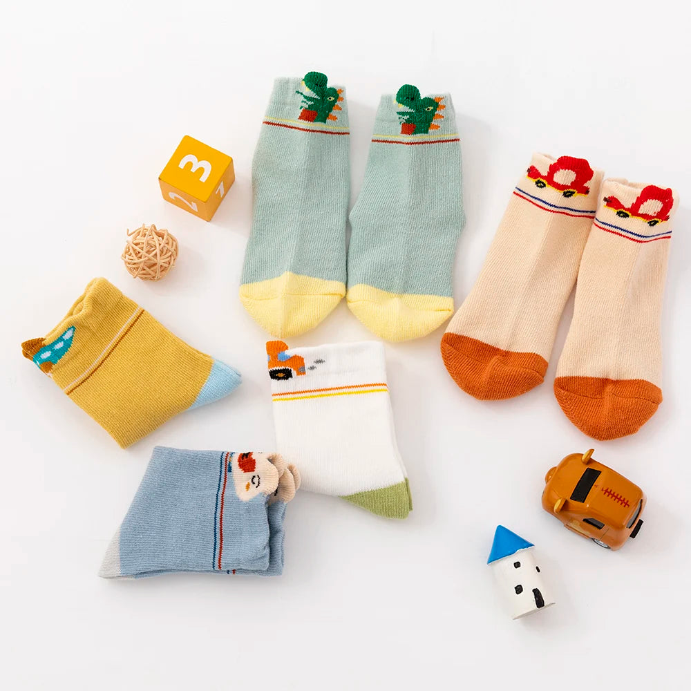 Solid Colour Soft Newborn Baby Socks