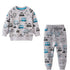 Cartoon Print Sweatshirts and Pants Tracksuit Set childrensterritory