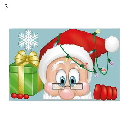 Santa Claus Snowflake Christmas Window/Wall Decals childrensterritory