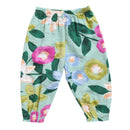Baby Girl Floral Print Cotton Pants in Holiday Style childrensterritory