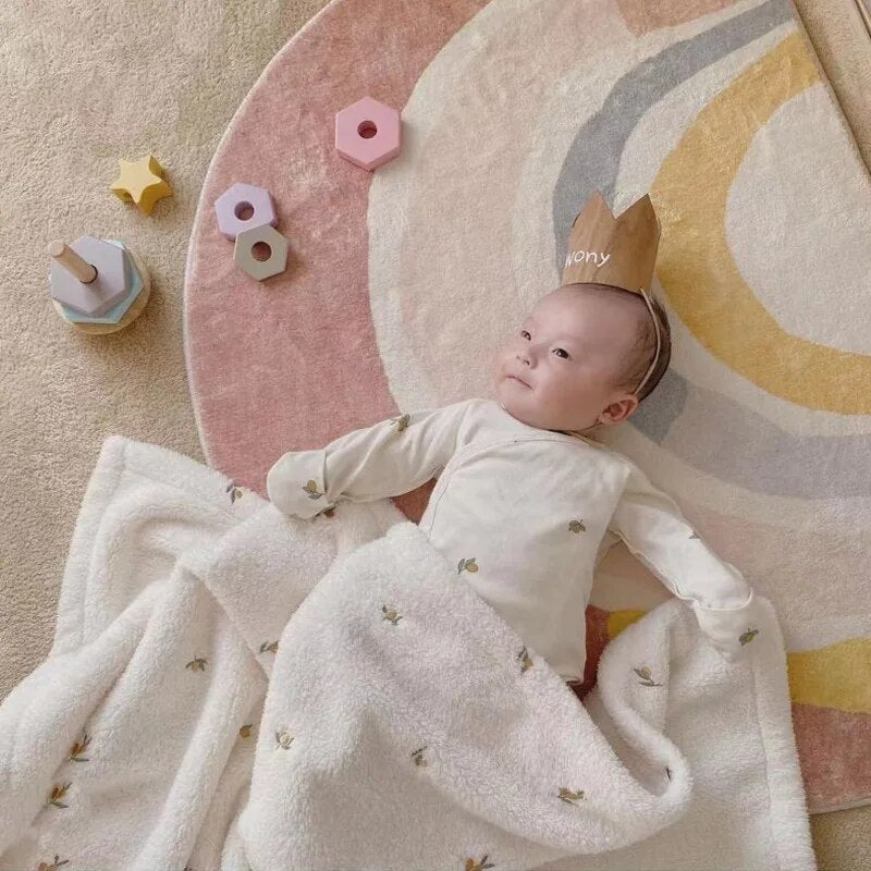 Warm Soft Fleece Swaddling Blankets for Baby childrensterritory