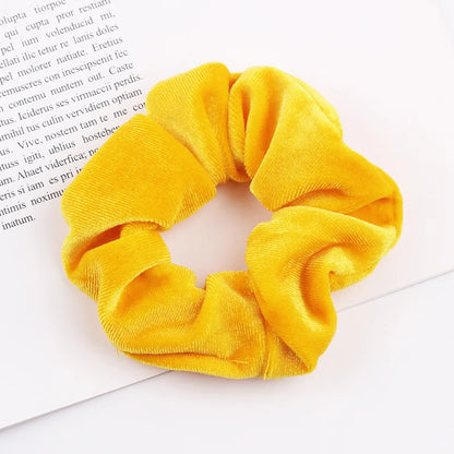 Velvet Scrunchie Hairband For Girls