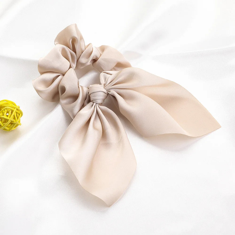 Elastic Ribbon Bow Hair Band for Girls