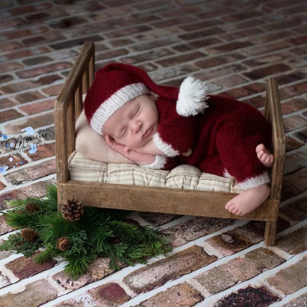 Newborn Santa Costume Photography Prop for Christmas childrensterritory