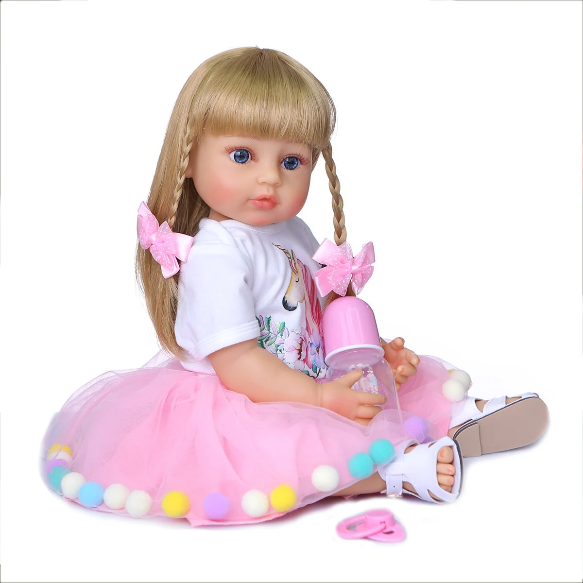 High Quality 50CM Full Body Soft Silicone Doll for Girls