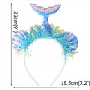 Mermaid Tail Party Headband Photo Props for Girls childrensterritory