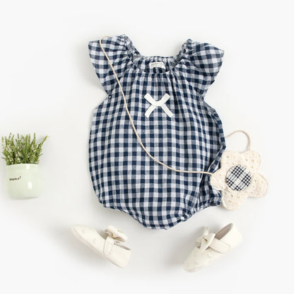Baby Girl Printed Princess Bodysuits for Summer childrensterritory