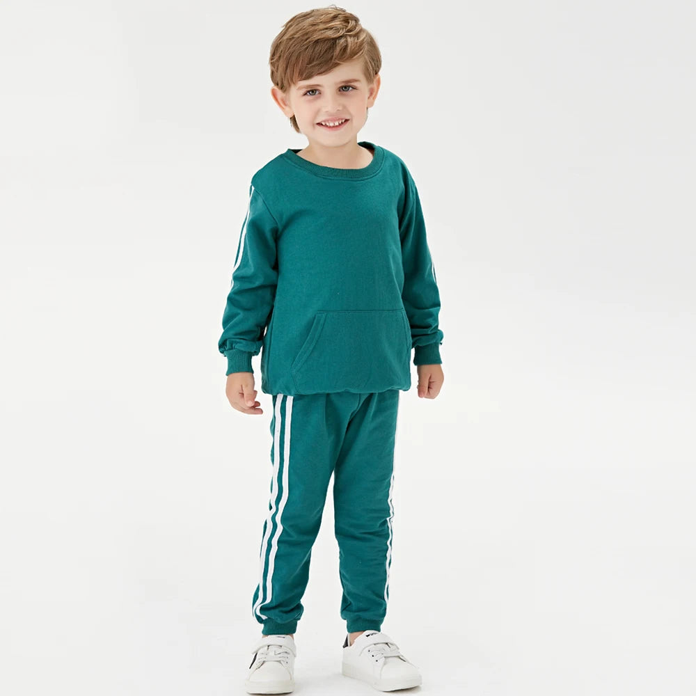 Baby Kids Solid Colour Winter Clothing Set childrensterritory