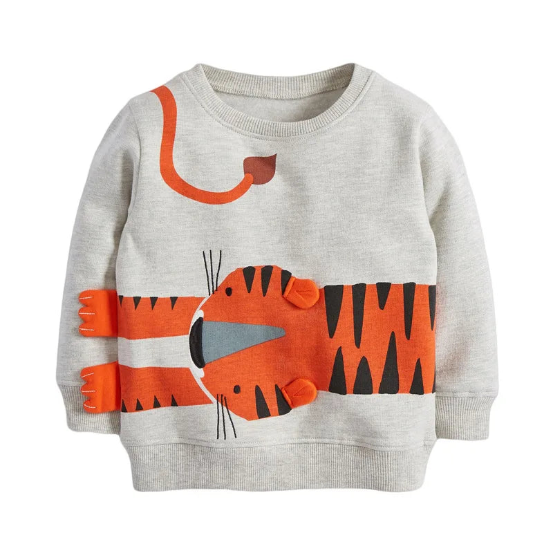 Little Boys Cotton Various Pattern Sweatshirts childrensterritory