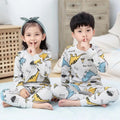 Kids Unisex Cartoon and Floral Print Soft Sleepwear Pajamas Sets childrensterritory