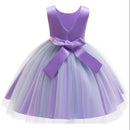 Girls Floral Design Tutu Elegant Party Dresses childrensterritory