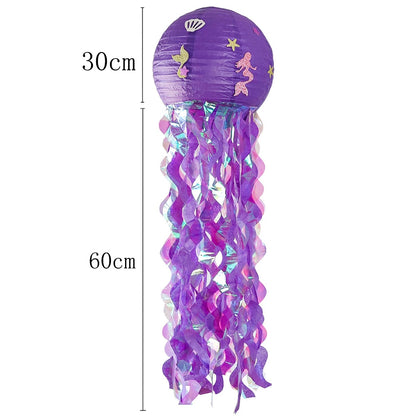 Under The Sea Theme Bubble Garlands, Seagrass, Seahorses Decor Supplies childrensterritory