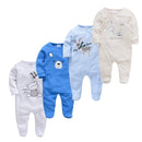 Baby's Long Sleeve Printed Cotton Summer Rompers childrensterritory