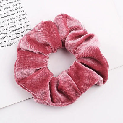 Velvet Scrunchie Hairband For Girls