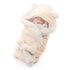 Warm Soft Baby Blanket and Swaddling Solid Bedding Set childrensterritory