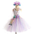 Kids Girls Mermaid Style Fancy Tutu Party Dress with Headband childrensterritory