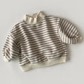Kids' High Neck Design Warm Casual Tops childrensterritory