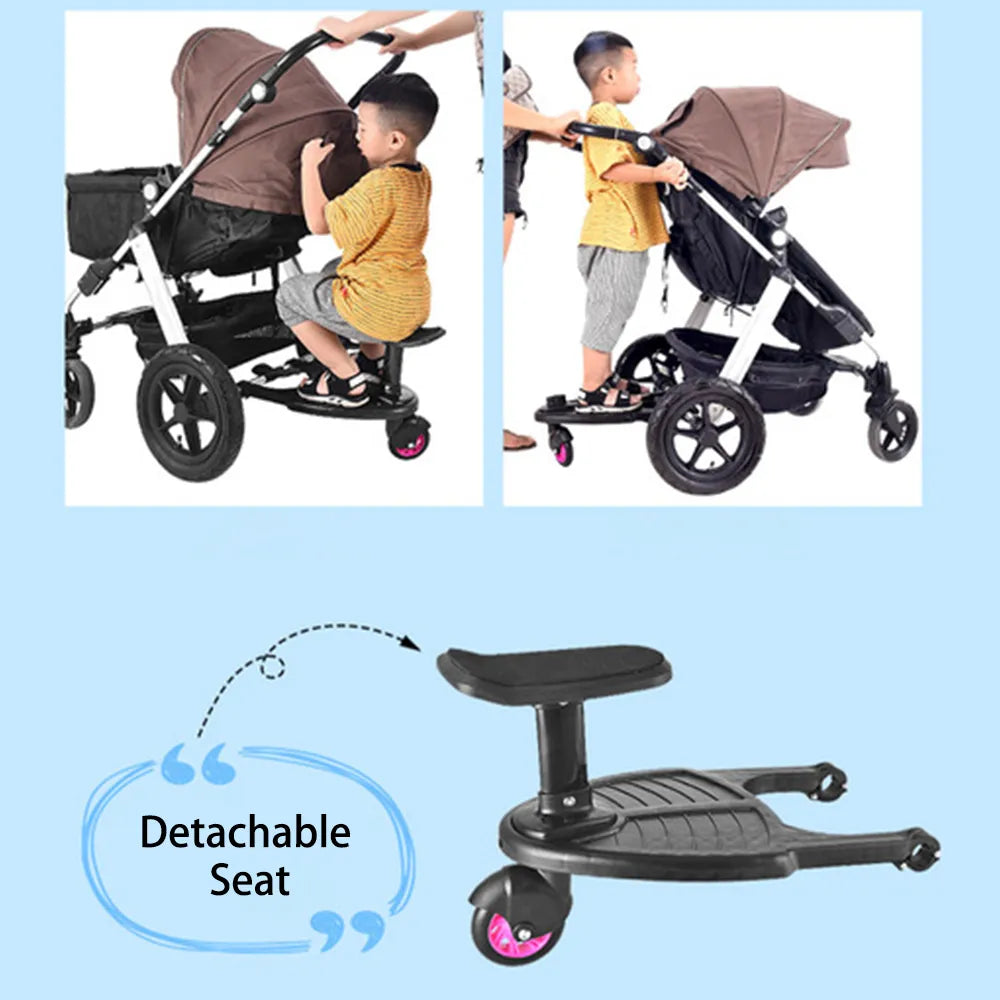 Double Child Trailer Twins Hitchhiker Kids&