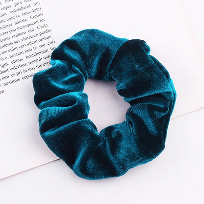 Velvet Scrunchie Hairband For Girls