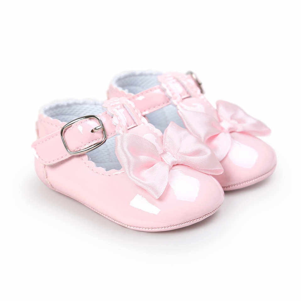 PU leather Baby Girls First Walkers Party Shoes childrensterritory