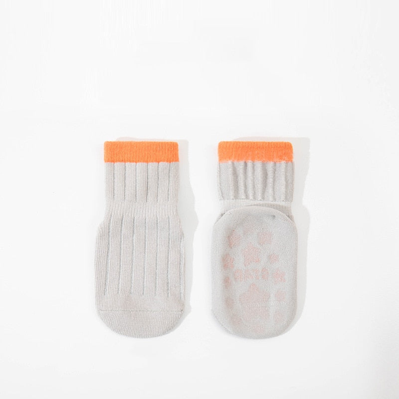 Cute Pattern: 3 Pairs/lot Anti-Slip Baby Cotton Socks childrensterritory