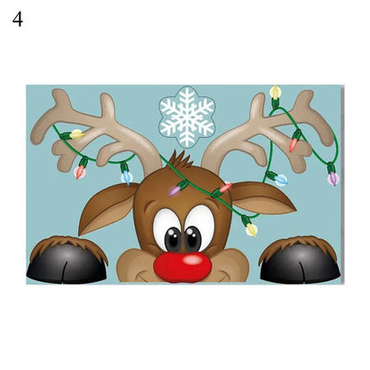 Santa Claus Snowflake Christmas Window/Wall Decals childrensterritory