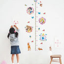 Cartoon Design Height Measure Wall Decals for Kids Room childrensterritory