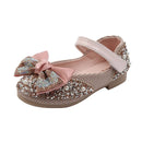 Little Girls Rhinestone Bow Design Princess Party Shoes childrensterritory