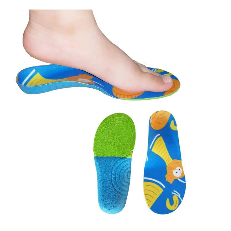 Kids Cartoon Animal Prints Flatfeet Sneakers Insoles childrensterritory
