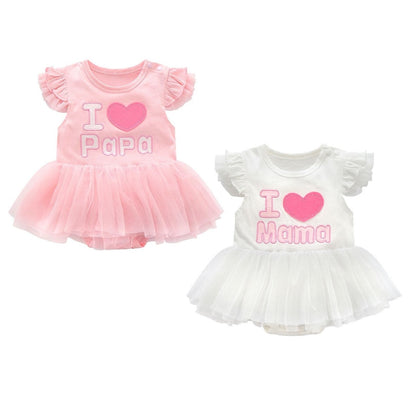 Baby Girl Pink Princess Clothing Sets for Birthday Party childrensterritory