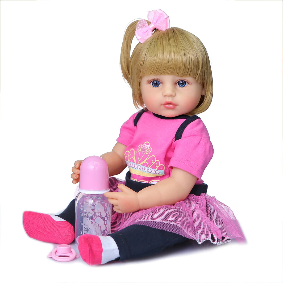 High Quality 50CM Full Body Soft Silicone Doll for Girls childrensterritory
