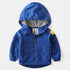 Cartoon Striped Children Hardshell Jacket For Boys childrensterritory